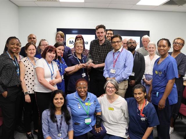 Trust receives national award for excellence in Myeloma care